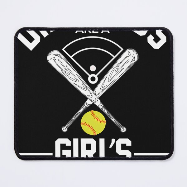 Item preview, Diamonds Are A Girls Best Friend Softball Lover Trendy Gift designed and sold by TiaFosber12.