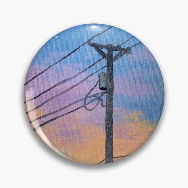 Item preview, Sunset Telephone Pole designed and sold by JanGrackle.