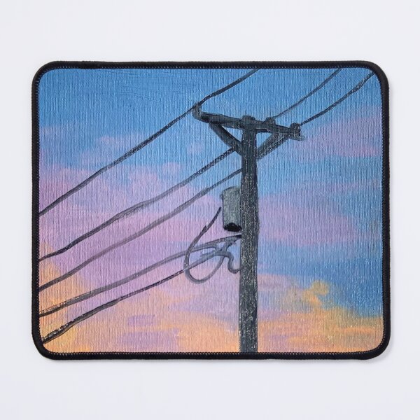 Item preview, Sunset Telephone Pole designed and sold by JanGrackle.
