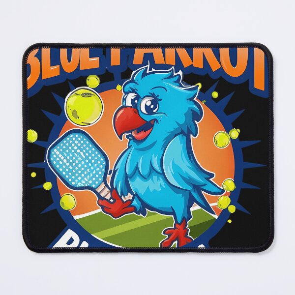 Item preview,  Sporty Blue Parrot Pickleball Enthusiast designed and sold by TiaFosber12.