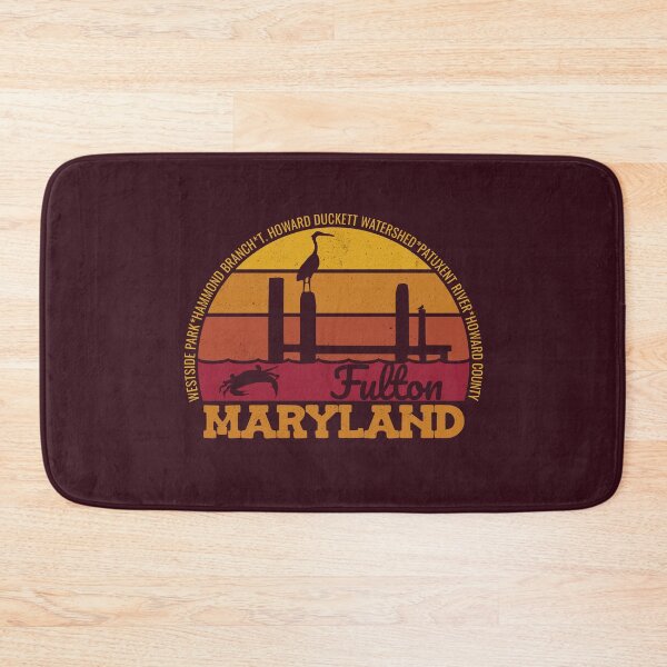 Item preview, Fulton Maryland Sunset Retro Vintage Local Pride Logo designed and sold by CRHPOD20.