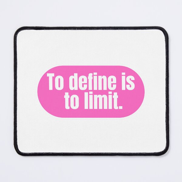 Item preview, To define is to limit.  designed and sold by CharmStudio.
