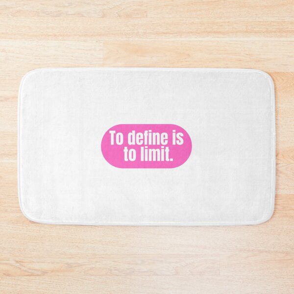 Item preview, To define is to limit.  designed and sold by CharmStudio.