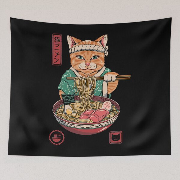 Item preview, Neko Ramen  designed and sold by ErinHeid.