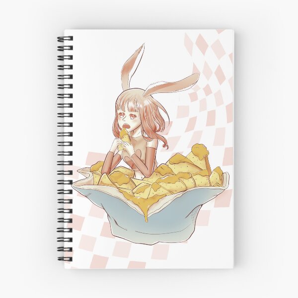 Item preview, Cute Bunny Girl with Huge Bucket Hat Nachos designed and sold by Kimmyguo.