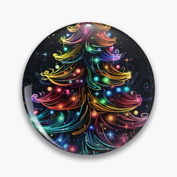 Item preview, Neon Christmas Tree Glow - Festive Holiday  designed and sold by ErinHeid.