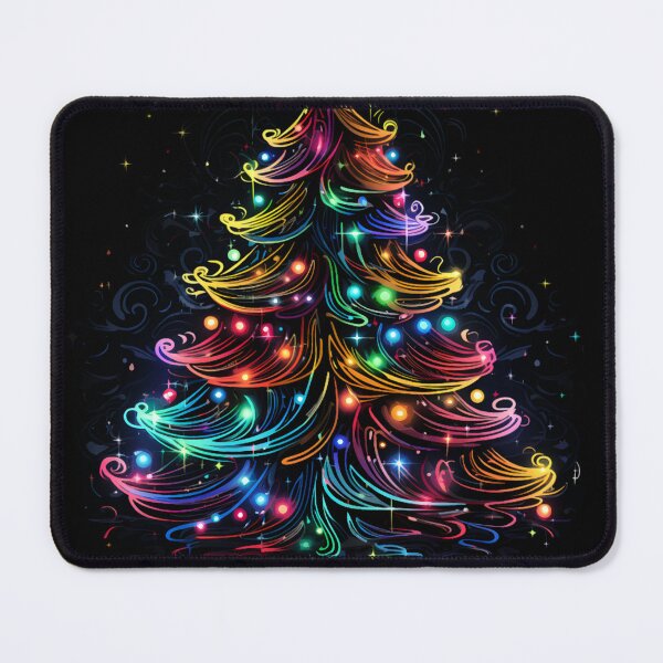 Item preview, Neon Christmas Tree Glow - Festive Holiday designed and sold by ErinHeid.