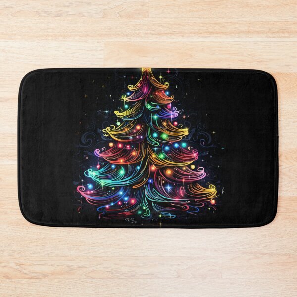 Item preview, Neon Christmas Tree Glow - Festive Holiday  designed and sold by ErinHeid.