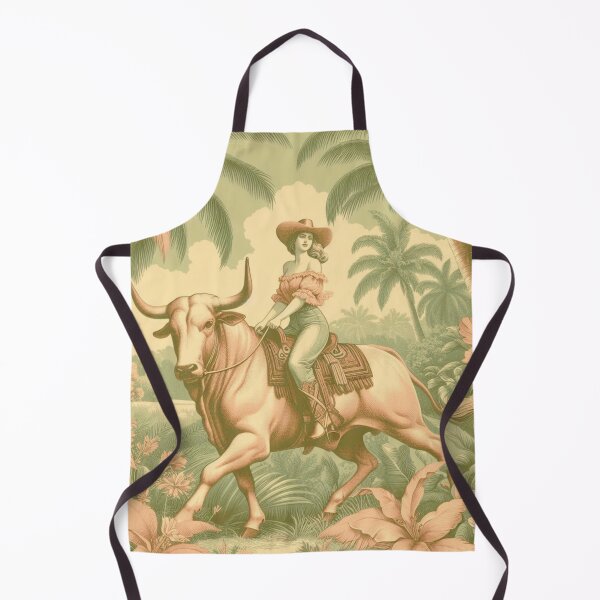 Item preview, Florida Cowgirl Rides Brahma Bull  designed and sold by FloridaWildOnes.