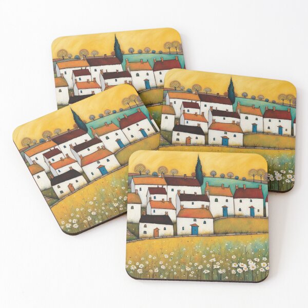 Item preview, Tiny Village print 4 designed and sold by Random Designs.