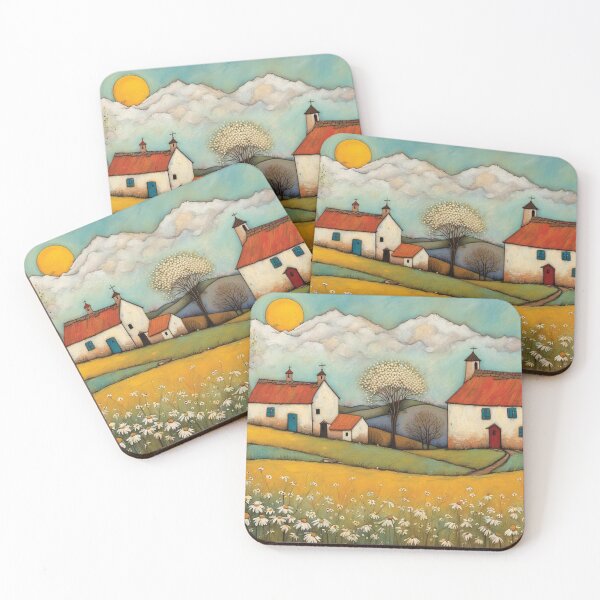 Item preview, Tiny Village print 5 designed and sold by Random Designs.