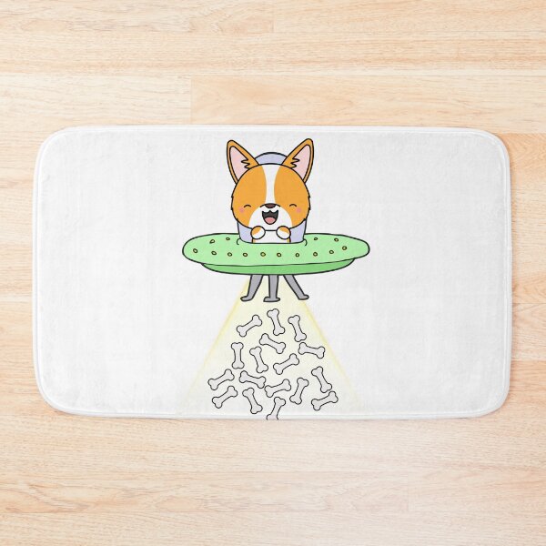 Item preview, Funny Corgi is in a spaceship abducting food designed and sold by Pet Station.