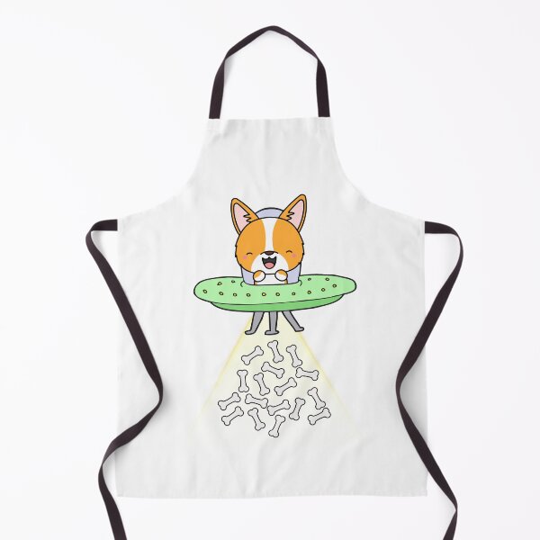 Item preview, Funny Corgi is in a spaceship abducting food designed and sold by Pet Station.