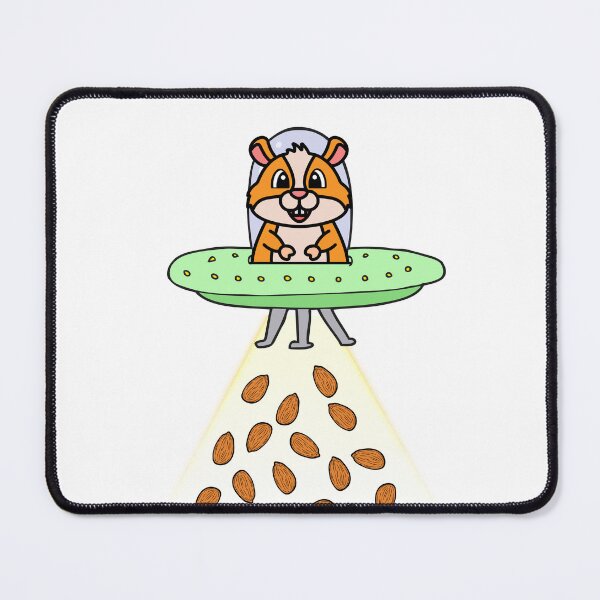 Item preview, Funny Hamster is in a spaceship abducting food designed and sold by Pet Station.