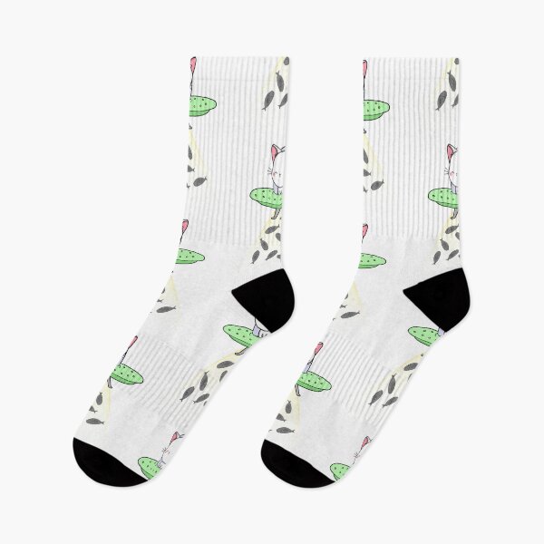 Item preview, Funny white cat is in a spaceship abducting food designed and sold by Pet Station.