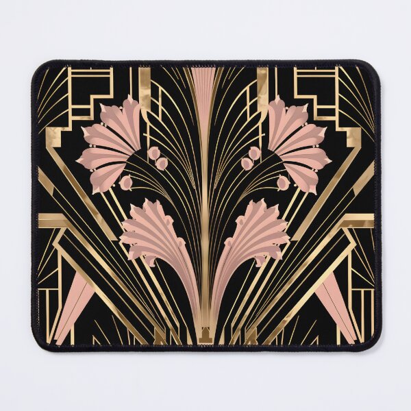 Item preview, Art Deco Vintage Geometric Style Pattern Pink designed and sold by SloganExpress.