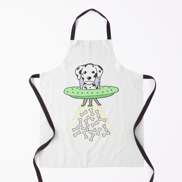 Item preview, Funny dalmatian is in a spaceship abducting food designed and sold by Pet Station.
