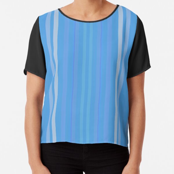 Forget Me Not Blue Chiffon Top