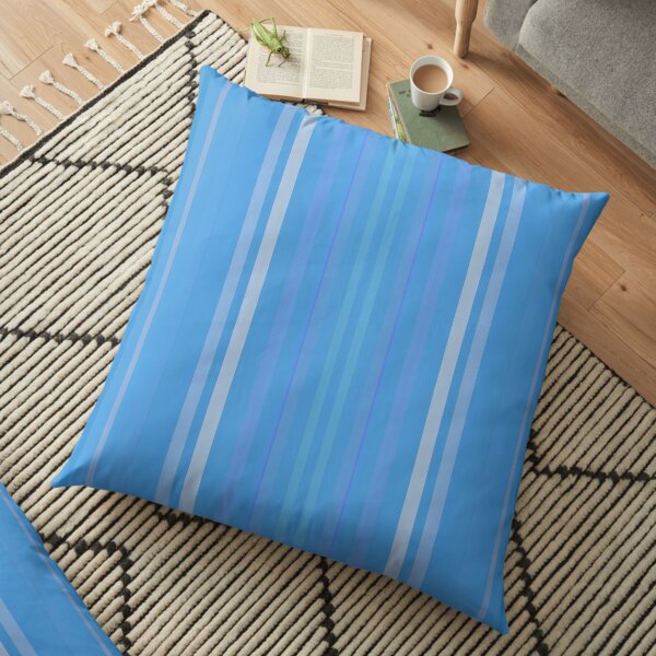 Forget Me Not Blue Floor Pillow