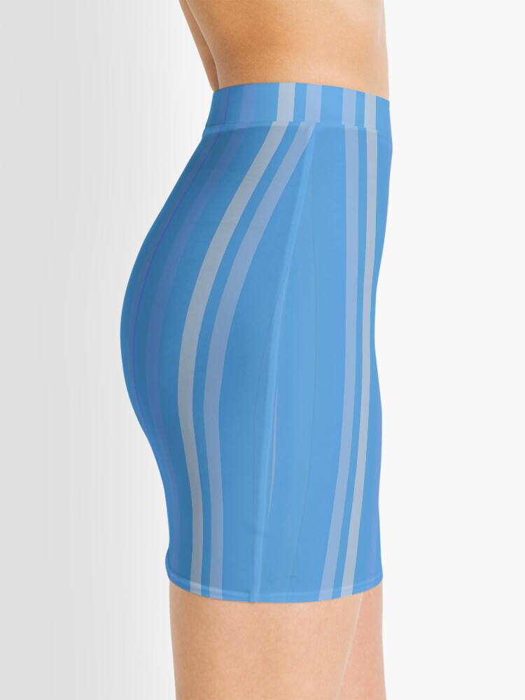 Alternate view of Forget Me Not Blue Mini Skirt