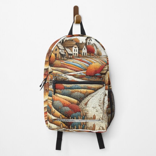 Item preview, Tiny Village print 9 designed and sold by Random Designs.