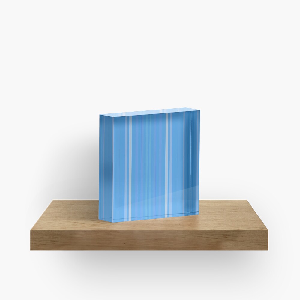 Forget Me Not Blue Acrylic Block