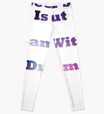 Edgar Allan Poe All that we see or seem is a dream within a dream Leggings