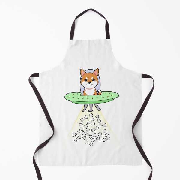Item preview, Funny orange dog is in a spaceship abducting food designed and sold by Pet Station.
