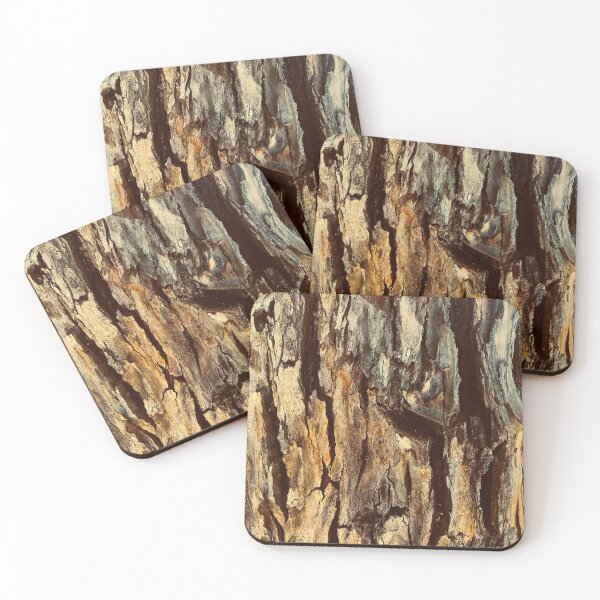 Item preview, Hot-Buttered-Rum-Colored Dramatic Tree Bark Art designed and sold by DEC02.