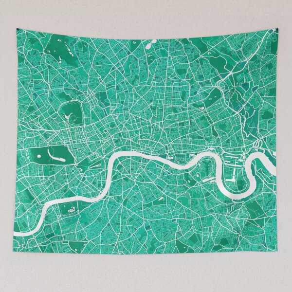 Item preview, London City Map of England - Watercolor designed and sold by deMAP.