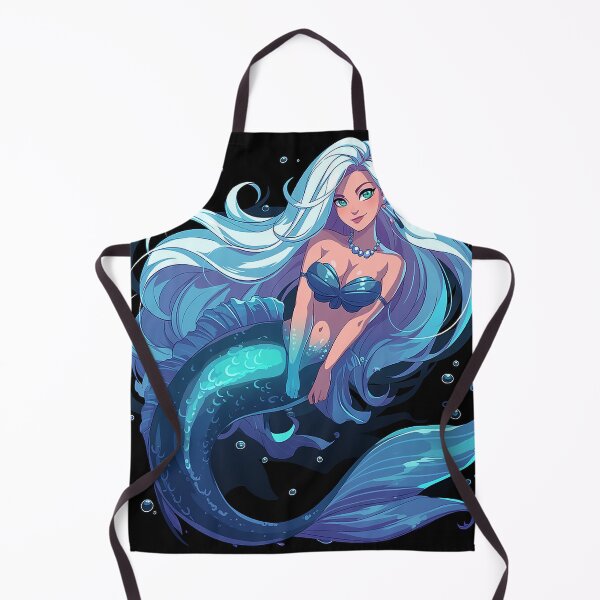 Item preview, Enchanting Siren Cartoon: Digital Sticker Artwork designed and sold by PaintbrushPlace.