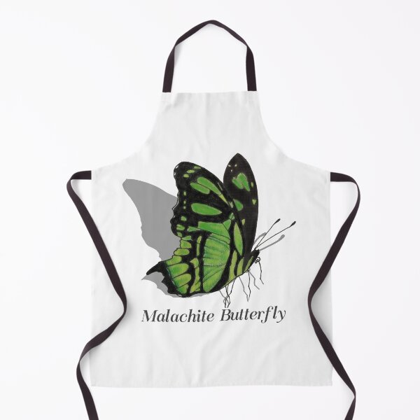 Item preview, Malachite Butterfly Labeled designed and sold by ArtAndBliss.