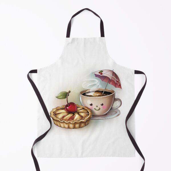 Item preview, pie apple with coffee perfect cozy day designed and sold by brokenpones.