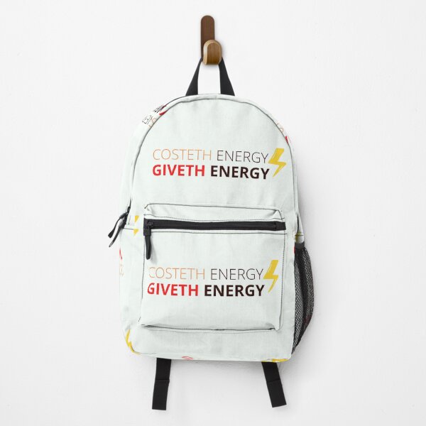 Item preview, Costeth Energy Giveth Energy, t-shirt, sticker, quote of the day, motivational words, Clothing, Sticker, Magnet, Desk Mat, Mouse Pad, Mugs, Scarves, Clock, Art Board Print, Coaster, Print, Tote Bag, designed and sold by SpiralStairShop.