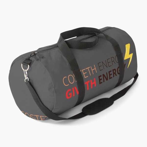 Item preview, Costeth Energy Giveth Energy, t-shirt, sticker, quote of the day, motivational words, Clothing, Sticker, Magnet, Desk Mat, Mouse Pad, Mugs, Scarves, Clock, Art Board Print, Coaster, Print, Tote Bag, designed and sold by SpiralStairShop.