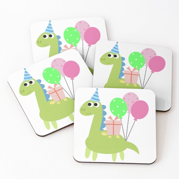Item preview, Dinosaur Party Birthday, funny cartoon Dino designed and sold by NoeySmiley55.