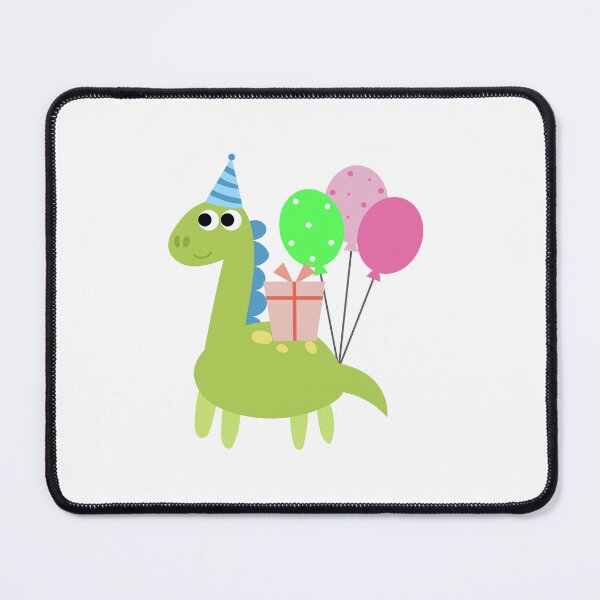 Item preview, Dinosaur Party Birthday, funny cartoon Dino designed and sold by NoeySmiley55.