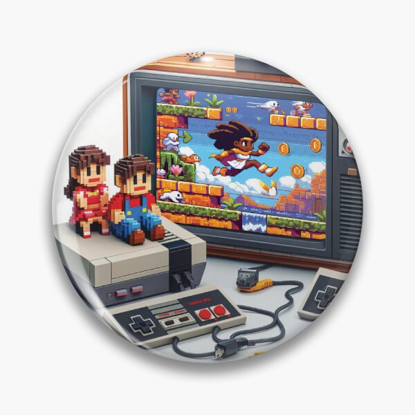Item preview, a Memory of 8-Bit famicom TV computer fanart designed and sold by Bspaces.