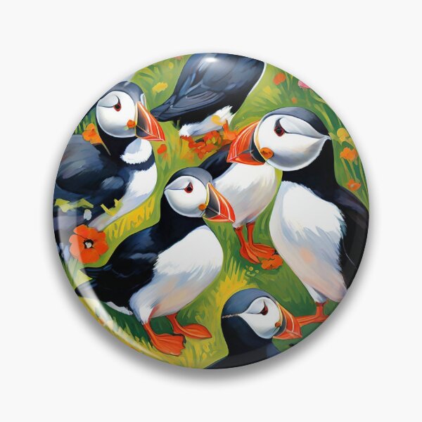 Item preview, PUFFINS  designed and sold by PIGCASSOSAIART.