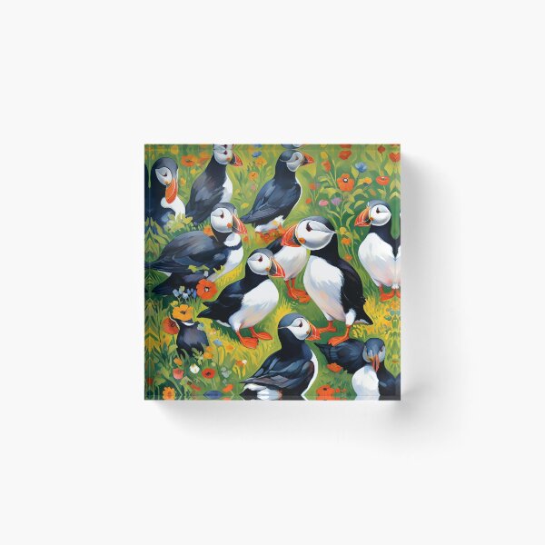 Item preview, PUFFINS  designed and sold by PIGCASSOSAIART.