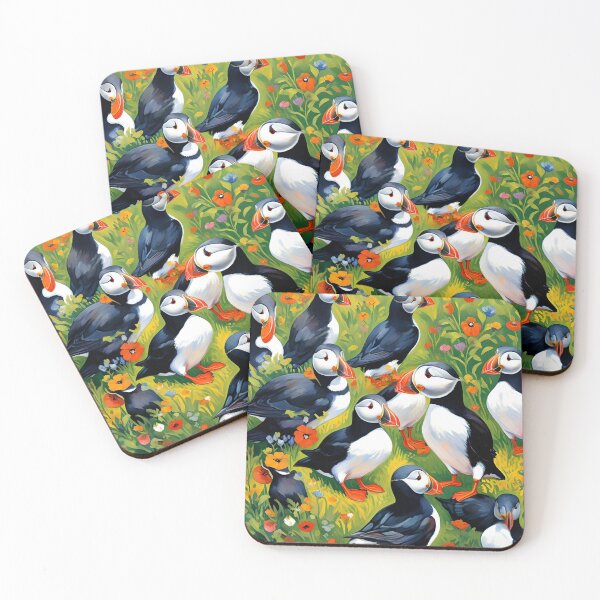 Item preview, PUFFINS  designed and sold by PIGCASSOSAIART.
