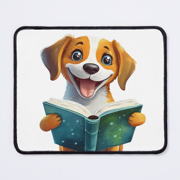 Item preview, Bookworm Pup Creative Design designed and sold by Pixeo Creations.