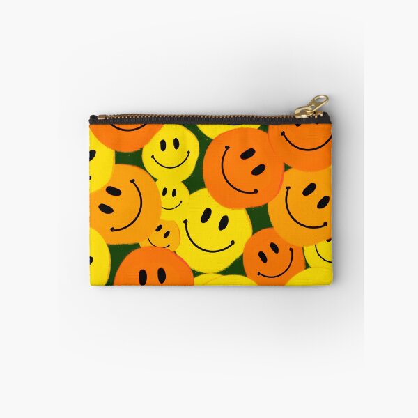 Item preview, Orange and Yellow Smiley Faces - Hand-drawn in a Repeating Pattern designed and sold by Victoria Rose.