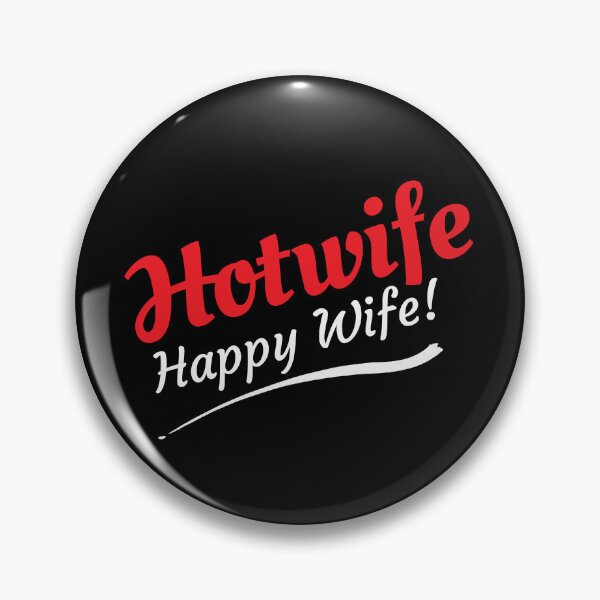 Item preview, Hotwife Happy Wife. Hotwife and Swinger Lifestyle Design. For darker colors. designed and sold by swingersshop.