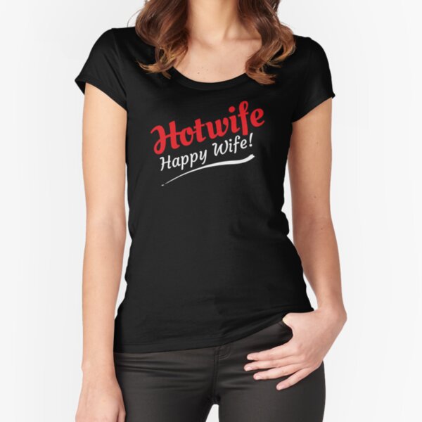 Item preview, Hotwife Happy Wife. Hotwife and Swinger Lifestyle Design. For darker colors. designed and sold by swingersshop.