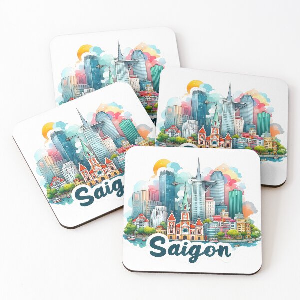 Item preview, SAIGON CITY VIETNAM ART DESIGN designed and sold by dearbedelia.
