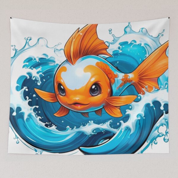 Item preview, Ocean - GoldenFish designed and sold by OdranaDesign.