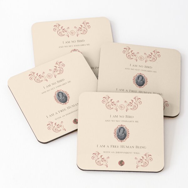 Item preview, Charlotte Bronte (cream) designed and sold by ProsetoPrint.