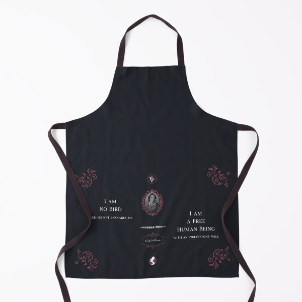 Item preview, Charlotte Bronte (blue/red) designed and sold by ProsetoPrint.
