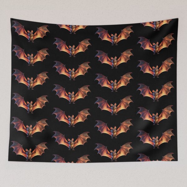 Item preview, Cute fruit bat with open wings designed and sold by CritterManiaUK.